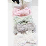 Love and Repeat - Waffle Texture Premium Bow Spa Headband: MIX COLOR / ONE