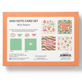 Studio Oh! - Wild Realm Assorted Mini Note Card Set with Stickers