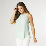 COCO + CARMEN - Celeste Gauze Tank: L/XL / Mint