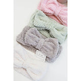 Love and Repeat - Waffle Texture Premium Bow Spa Headband: MIX COLOR / ONE