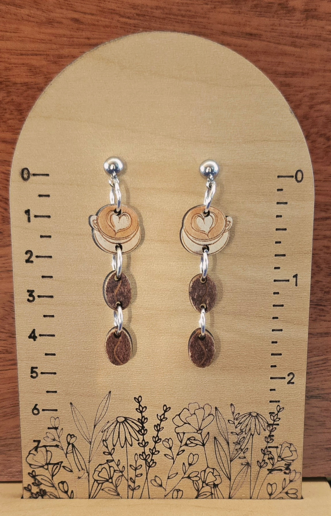 Cafe Latte Charm Earrings