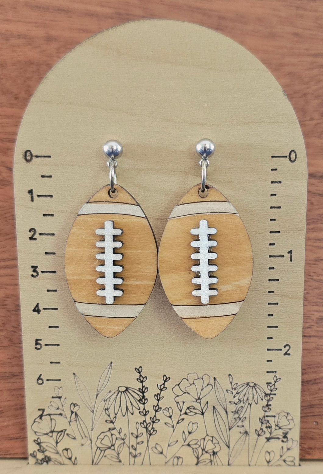 Football Drop Earring