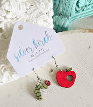 Load image into Gallery viewer, The Very Hungry Caterpillar Drop Earrings
