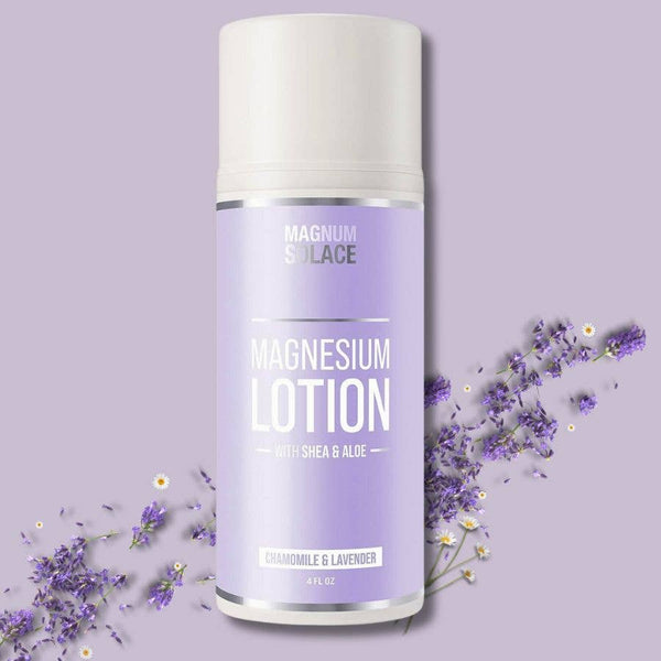 Magnum Solace - Magnesium Lotion - Chamomile and Lavender, Aloe, and Shea