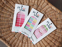 Ivy & Ash - Strawberry Patch | Strawberries & Pink Gingham Nail Wrap Set