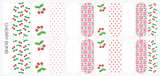 Ivy & Ash - Cherry Bomb | Retro Cherry Print Pink Check Nail Wrap Set