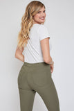 YMI - Missy WannaBettaButt Mid-Rise Jegging: SMALL / OLIVINE