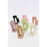 Love and Repeat - Matte Rectangle Hair Claw: MIX COLOR / ONE