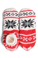 Snowflake Non-Slip Slipper Ankle Socks