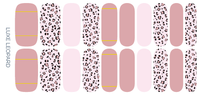 Ivy & Ash - Luxe Leopard | Mauve Pink Animal Print Nail Art Nail Wrap