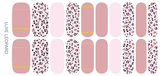 Ivy & Ash - Luxe Leopard | Mauve Pink Animal Print Nail Art Nail Wrap