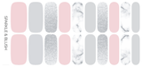 Ivy & Ash - Sparkle & Blush | Versatile, Soft Winter Nail Art Nail Wrap