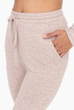 Mono B - Brushed Hacci Lounge Joggers: S:M:L (2:2:2) / 2TONE MOCHA