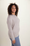 Mono B - CURVY Dolman-Sleeved Top: Natural / 1XL:2XL:3XL (2:2:2)