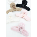 Love and Repeat - Bunny Fluffy Fur Hair Claw : MIX COLOR / ONE