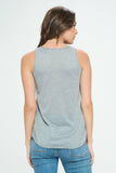 SM WARDROBE - BEE KIND TANK TOP GREY: S