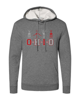 Mistake on The Lake - Ohio Wine Corkscrew Hoodie: BLACK / L