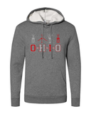 Mistake on The Lake - Ohio Wine Corkscrew Hoodie: BLACK / L