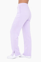 Mono B - Elevated Wide Leg Lounge Pants: S:M:L (2:2:2) / Black