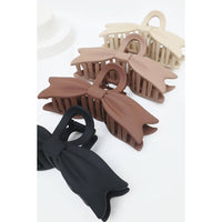 Love and Repeat - Large Ribbon Shape Hair Claw: MIX COLOR / ONE