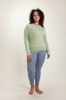 Mono B - CURVY Dolman-Sleeved Top: Natural / 1XL:2XL:3XL (2:2:2)