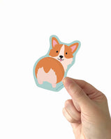 Girl of All Work - Corgi Vinyl Sticker