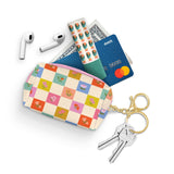 Studio Oh! - Checkerboard Blooms Key Chain Pouch