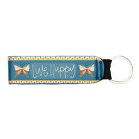 Shannon Road Gifts - Live Happy Wristlet Keychain