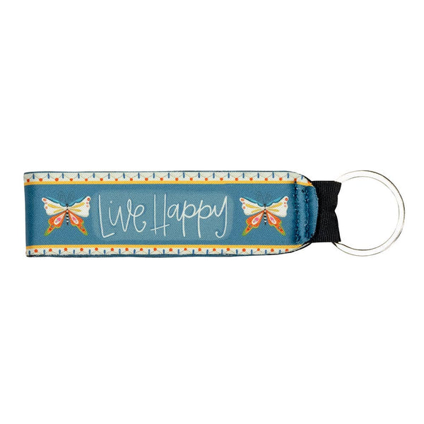 Shannon Road Gifts - Live Happy Wristlet Keychain