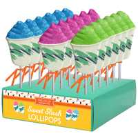 Melville Candy Company - Frozen Slush Lollipops - Assorted: 24 pack with display