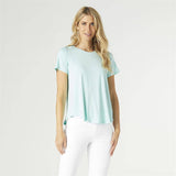 COCO + CARMEN - Erin Pleat Back Tee: XXL / Navy