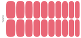 Ivy & Ash - Coral | Pink Coral Valentine's Day At Home Nail Wrap Set