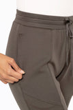 Mono B - Cuffed Joggers with Zippered Pockets: S:M:L (2:2:2) / BLACK OLIVE