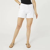 COCO + CARMEN - Kayla Shorts with Fringe: XL / Crisp White