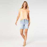 COCO + CARMEN - OMG ZoeyZip Jean Shorts: M / Light Denim