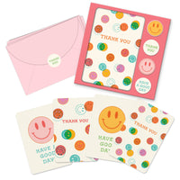 Studio Oh! - Be All Smiles Note Card Set with Stickers