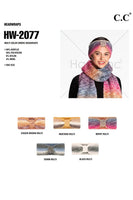 C.C Multi Color Ombre Headband: Mustard