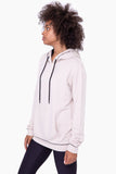 Mono B - Contrast Hoodie Pullover: S:M:L (2:2:2) / BLACK/NATURAL