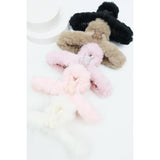 Love and Repeat - Bunny Fluffy Fur Hair Claw : MIX COLOR / ONE