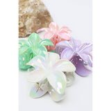 Love and Repeat - Mermaid Glow Plumeria Flowers Hair Claw: MIX COLOR / ONE