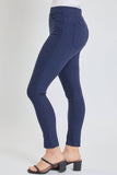 YMI - Missy WannaBettaButt Mid-Rise Jegging: LARGE / NAVY