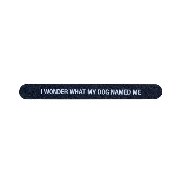 Shannon Road Gifts - I Wonder What My Dog Named Me Nail File