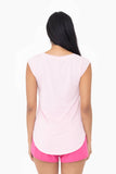 Mono B - V Tee with Curved Hem: S:M:L (2:2:2) / COOL PINK