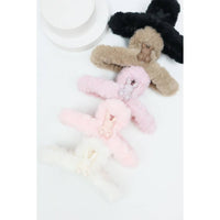 Love and Repeat - Bunny Fluffy Fur Hair Claw : MIX COLOR / ONE