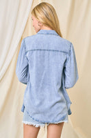 Chambary Shirts W Pockets - 41635T: M / Black Denim