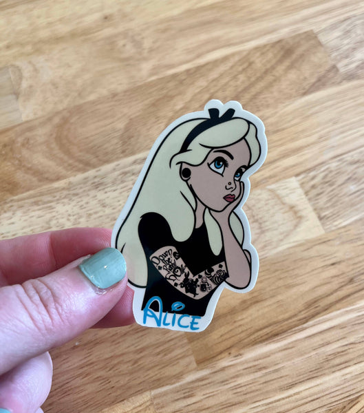 Graceful Darkness, LLC - Punk Alice, Vinyl Sticker