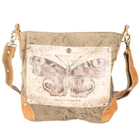 Clea Ray Canvas Bags & Clothing - Butterfly Print Shoulder Bag