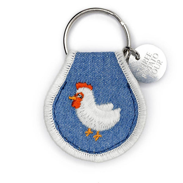 Three Potato Four - Patch Keychain - Chicken