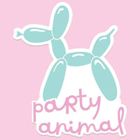 Mugsby - Party Animal Balloon Animal Sticker Decal