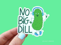 Lucky Sardine - Pickle No Big Dill Vinyl Sticker